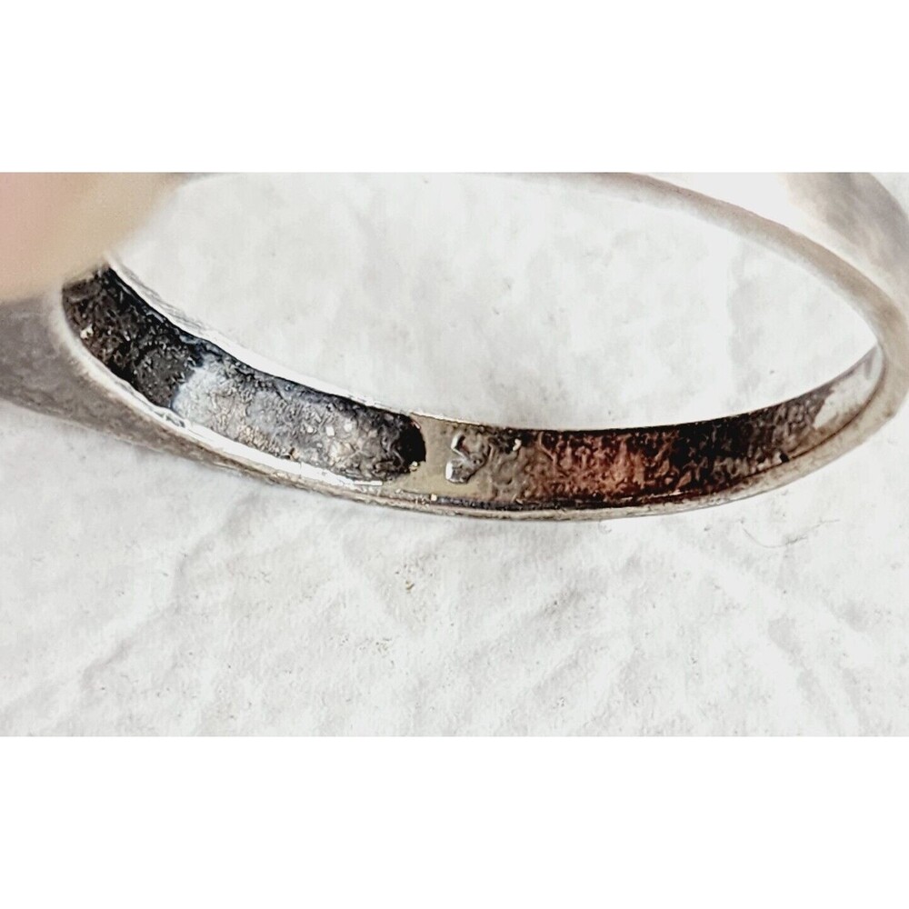 Sterling Silver Heart Square Stackable Stacking R… - image 5